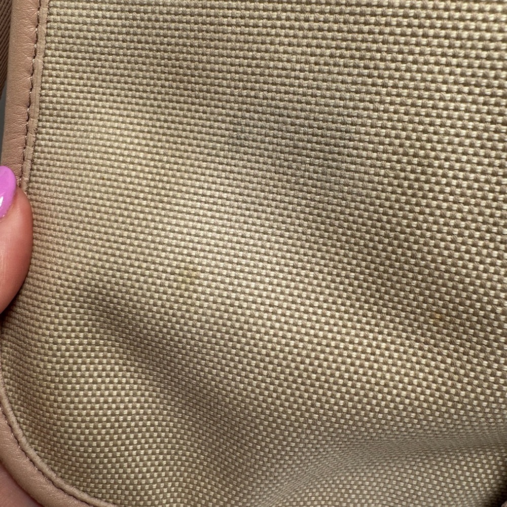 SOLD Fendi Zucca Pink & Khaki Crossbody Bag with Monogram Strap Luxury Bag - Picture 15 of 16